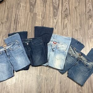 Lucky Brand Women's Straight Leg Jeans - Mixed Blue Denim Washes